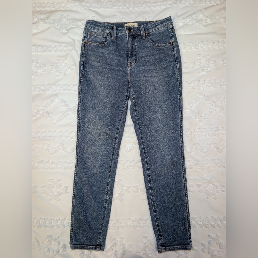 Madewell 10" High-Rise Skinny Crop Jeans Size 27